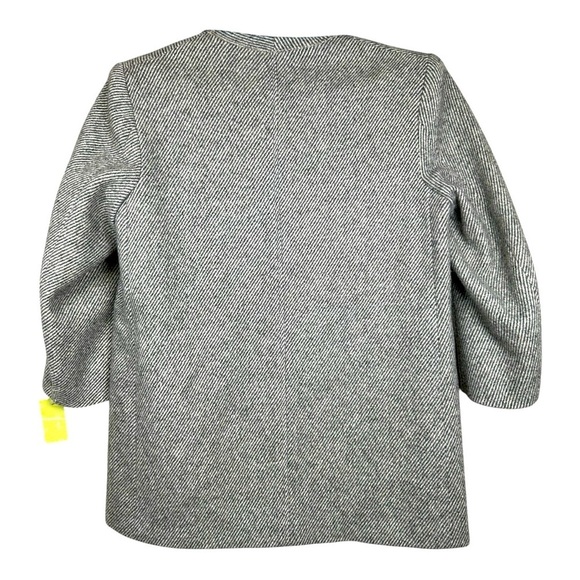 Liliputian Bazaar Best & Co Childs Coat Size 5 Navy Blue Wool Hooded Packets - Picture 2 of 13